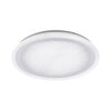 Leuchten Direkt MEDINA Deckenleuchte LED Chrom, Kristalloptik, 1-flammig, Fernbedienung