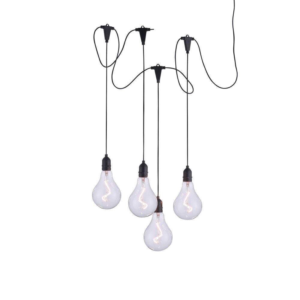 Leuchten Direkt ENNI Außenhängeleuchte LED Schwarz, 4-flammig main product photo