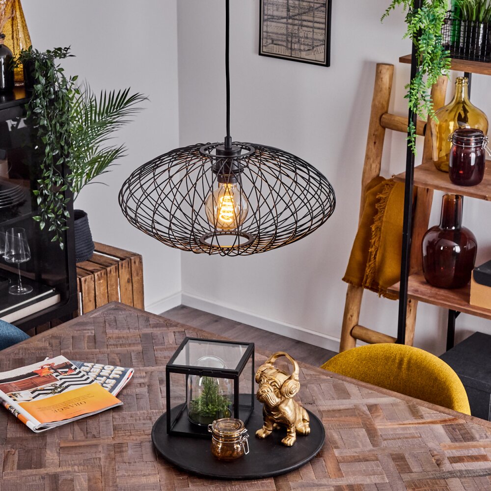 Banleou Hängeleuchte Schwarz, 1-flammig main product photo