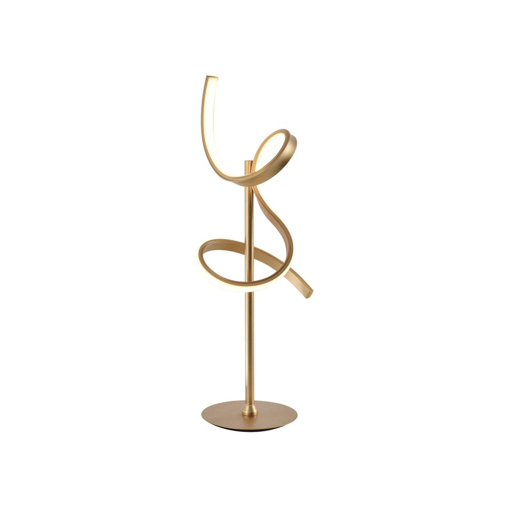Leuchten Direkt CURLS Tischleuchte LED Messing, 1-flammig main product photo