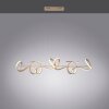 Leuchten Direkt CURLS Pendelleuchte LED Messing, 4-flammig