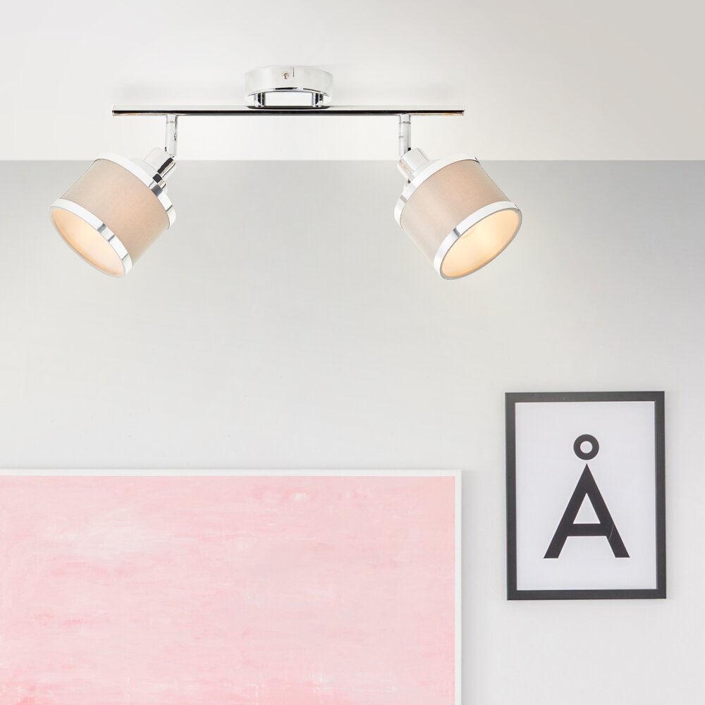Brilliant Alexia Deckenstahler Silber, 2-flammig main product photo