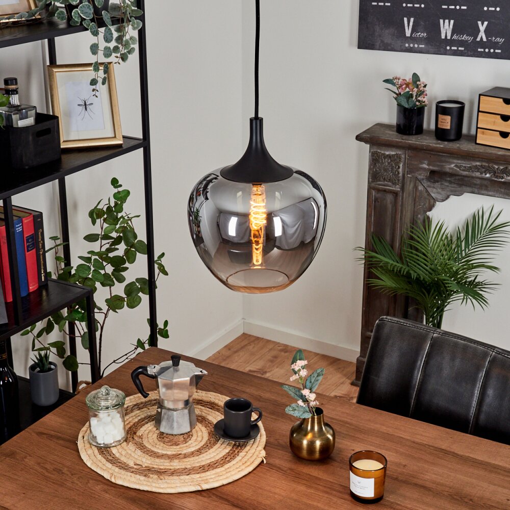 Azurara Hängeleuchte Schwarz, 1-flammig main product photo