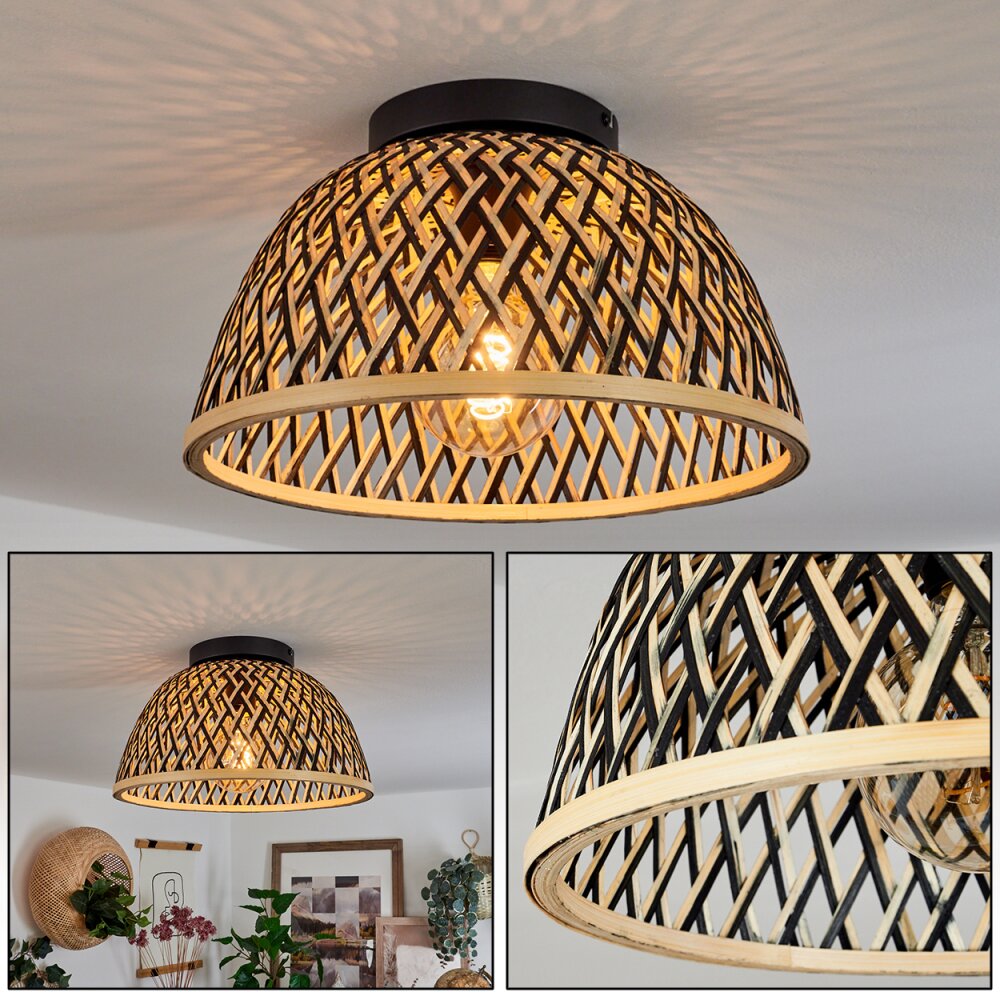 Barayn Deckenleuchte Schwarz, 1-flammig main product photo