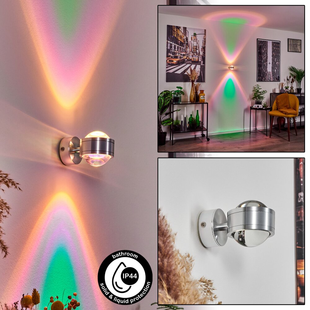 Indore Wandleuchte LED Aluminium, 2-flammig main product photo