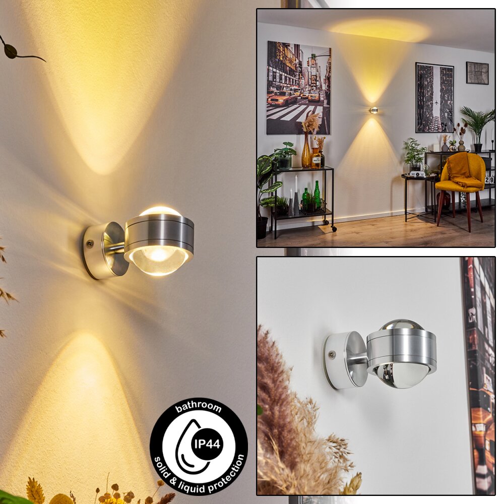 Indore Wandleuchte LED Aluminium, 2-flammig main product photo