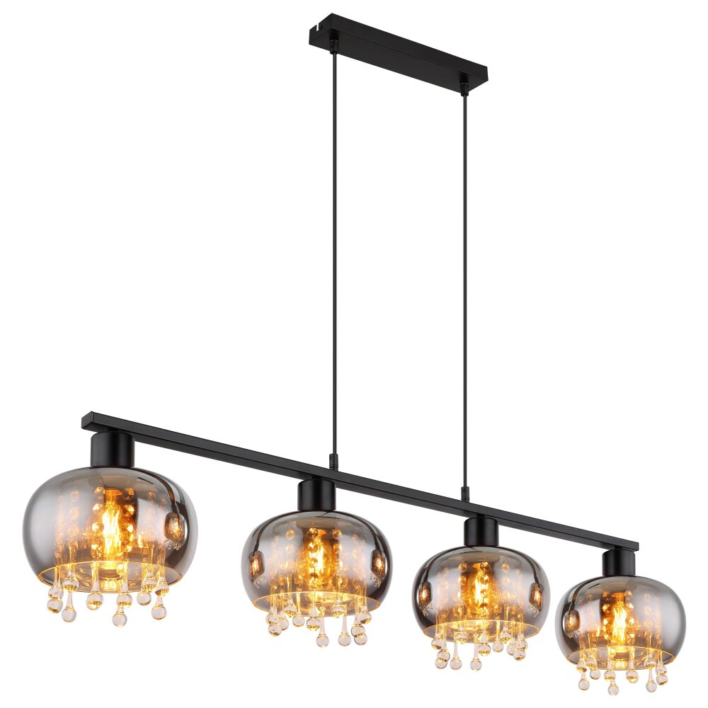 Globo CORRY Hängeleuchte Schwarz, 4-flammig main product photo