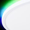 Brilliant Saltery Deckenpanel LED Weiß, 1-flammig, Fernbedienung, Farbwechsler