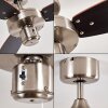 Fossa Deckenventilator Nickel-Matt