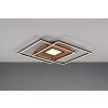 Trio Via Deckenleuchte LED Gold, Schwarz, 1-flammig, Fernbedienung