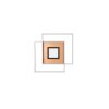 Trio Via Deckenleuchte LED Gold, Schwarz, 1-flammig, Fernbedienung