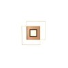 Trio Via Deckenleuchte LED Gold, Schwarz, 1-flammig, Fernbedienung