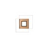 Trio Via Deckenleuchte LED Gold, Schwarz, 1-flammig, Fernbedienung