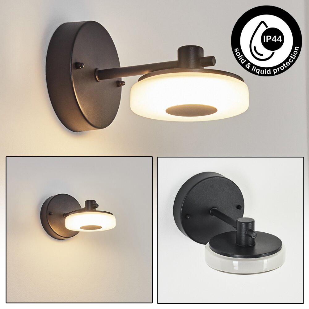 Cervens Außenwandleuchte LED Schwarz, 1-flammig main product photo