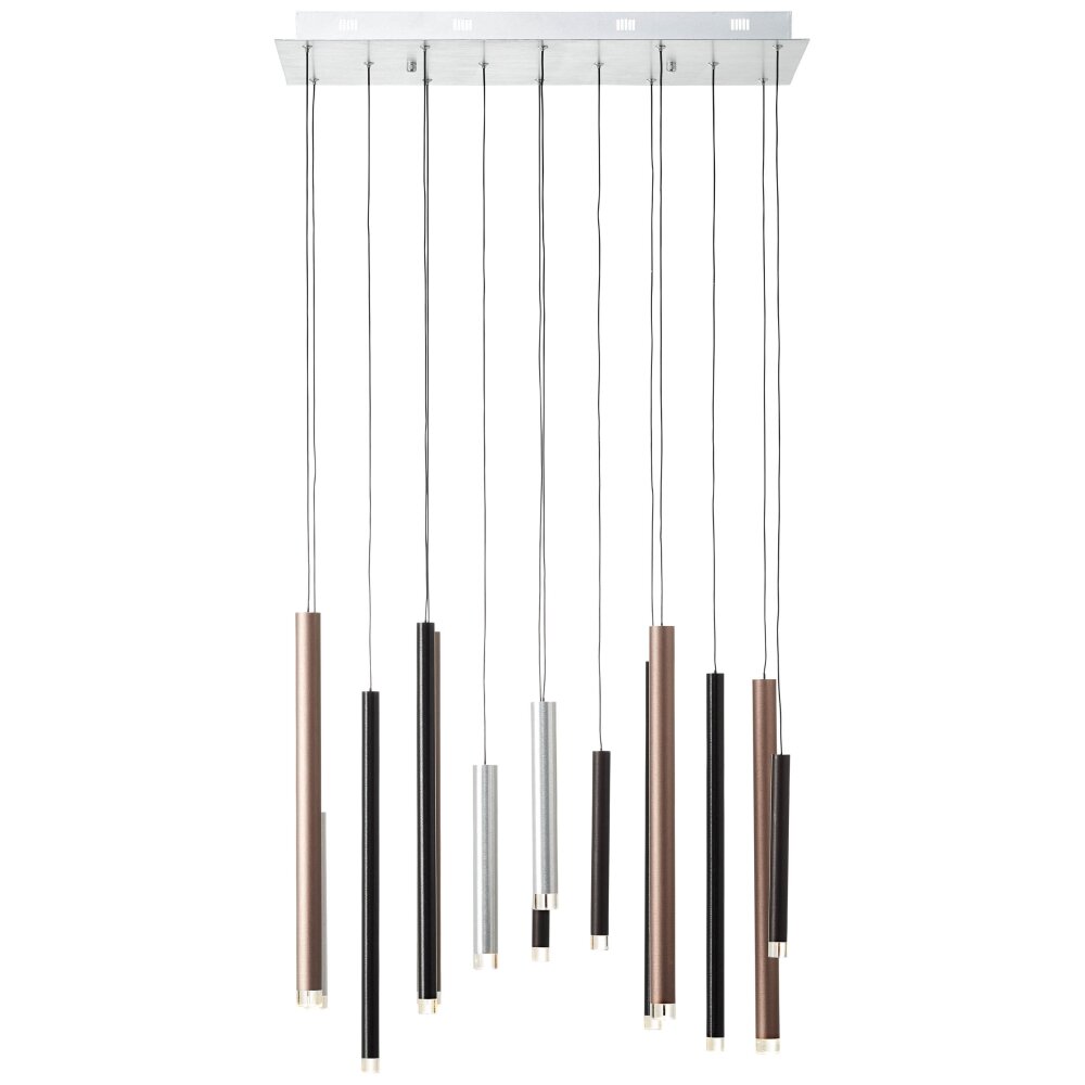 Brilliant Cembalo Pendelleuchte LED Braun, 14-flammig main product photo