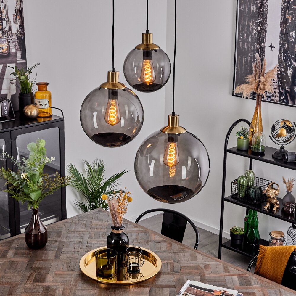 Charlet Hängeleuchte Schwarz, 3-flammig main product photo