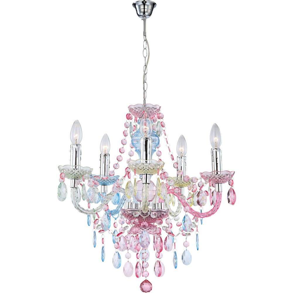Globo NEVADA Kronleuchter Chrom, 5-flammig main product photo