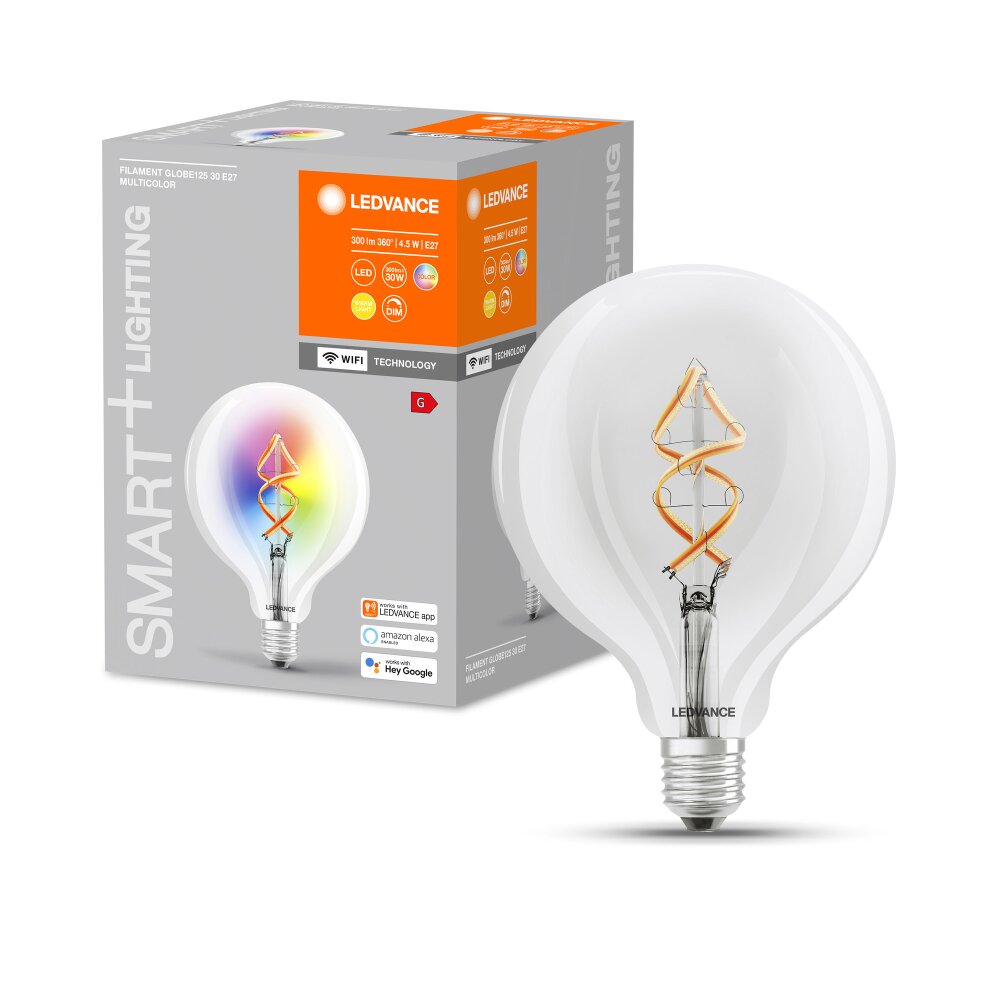 LEDVANCE Smart+ LED E27 4,5 Watt 2700 Kelvin 300 Lumen main product photo