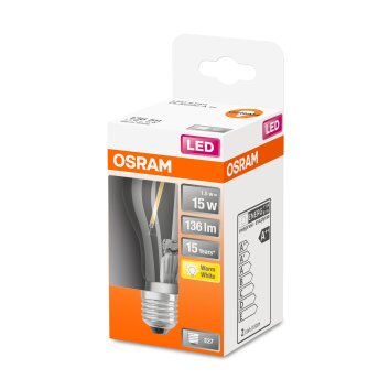 OSRAM Retrofit LED E27 1,5 Watt 2700 Kelvin 136 Lumen