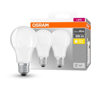 OSRAM 2er Set LED E27 8,5 Watt 2700 Kelvin 806 Lumen
