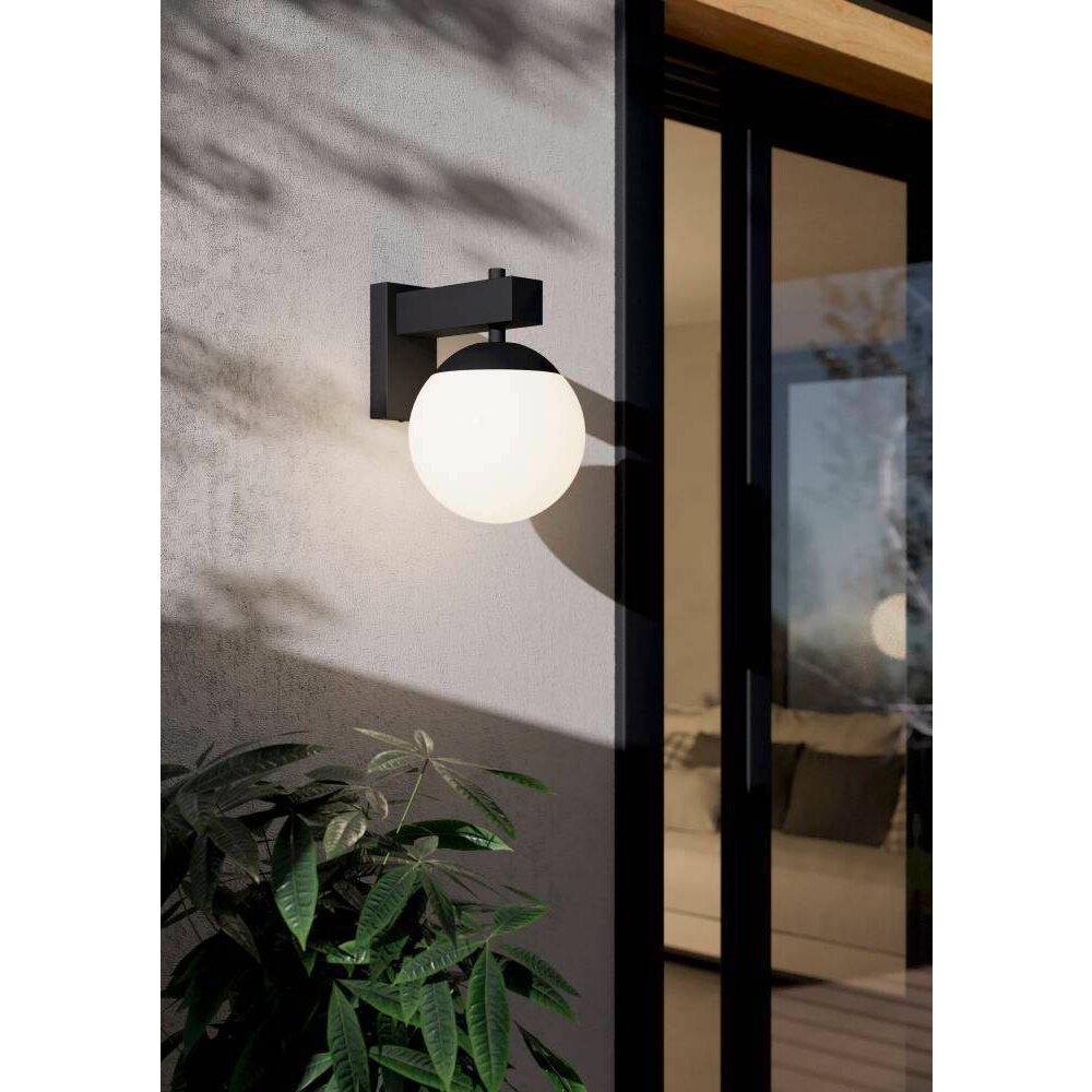 Eglo BUFALATA Außenwandleuchte Schwarz, 1-flammig main product photo