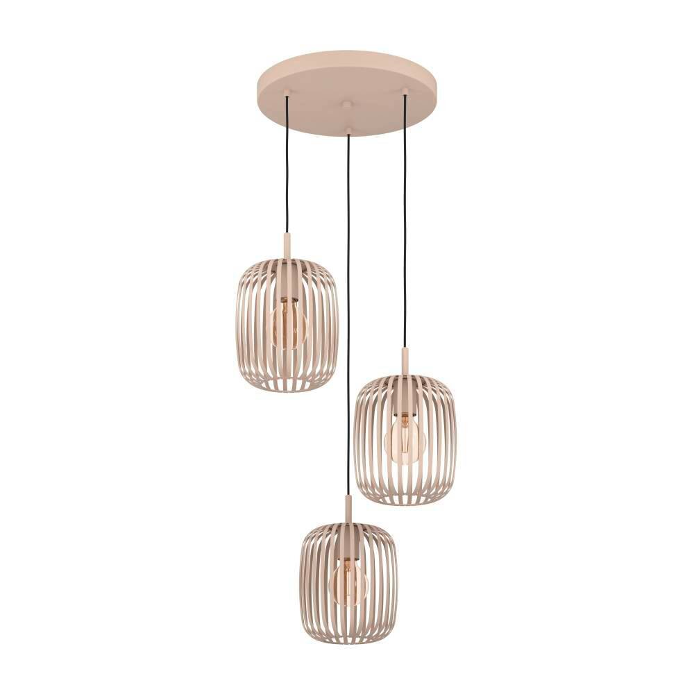 Eglo ROMAZZINA Hängeleuchte Sandfarben, 3-flammig main product photo