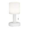 FHL easy Termoli Außentischleuchte LED Weiß, 1-flammig, Fernbedienung, Farbwechsler