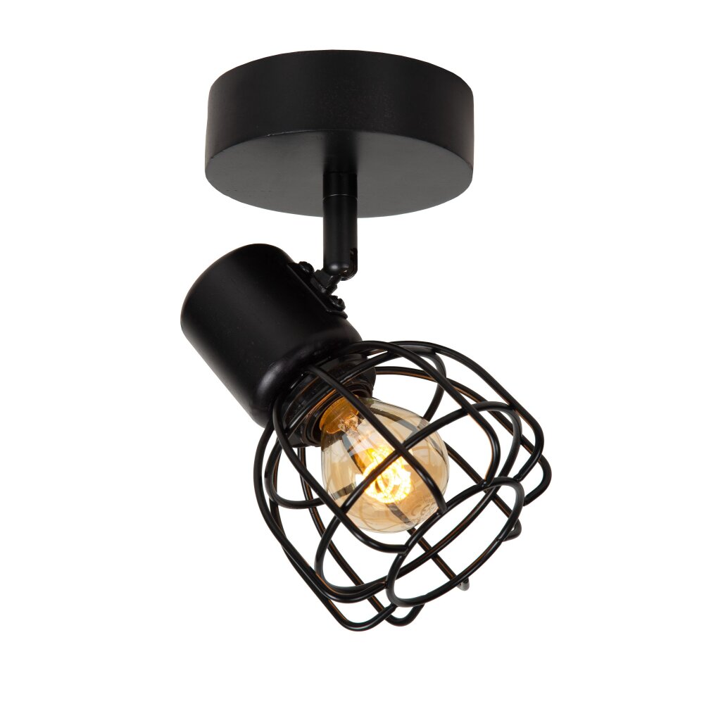 Lucide FILOX Wandleuchte Schwarz, 1-flammig main product photo