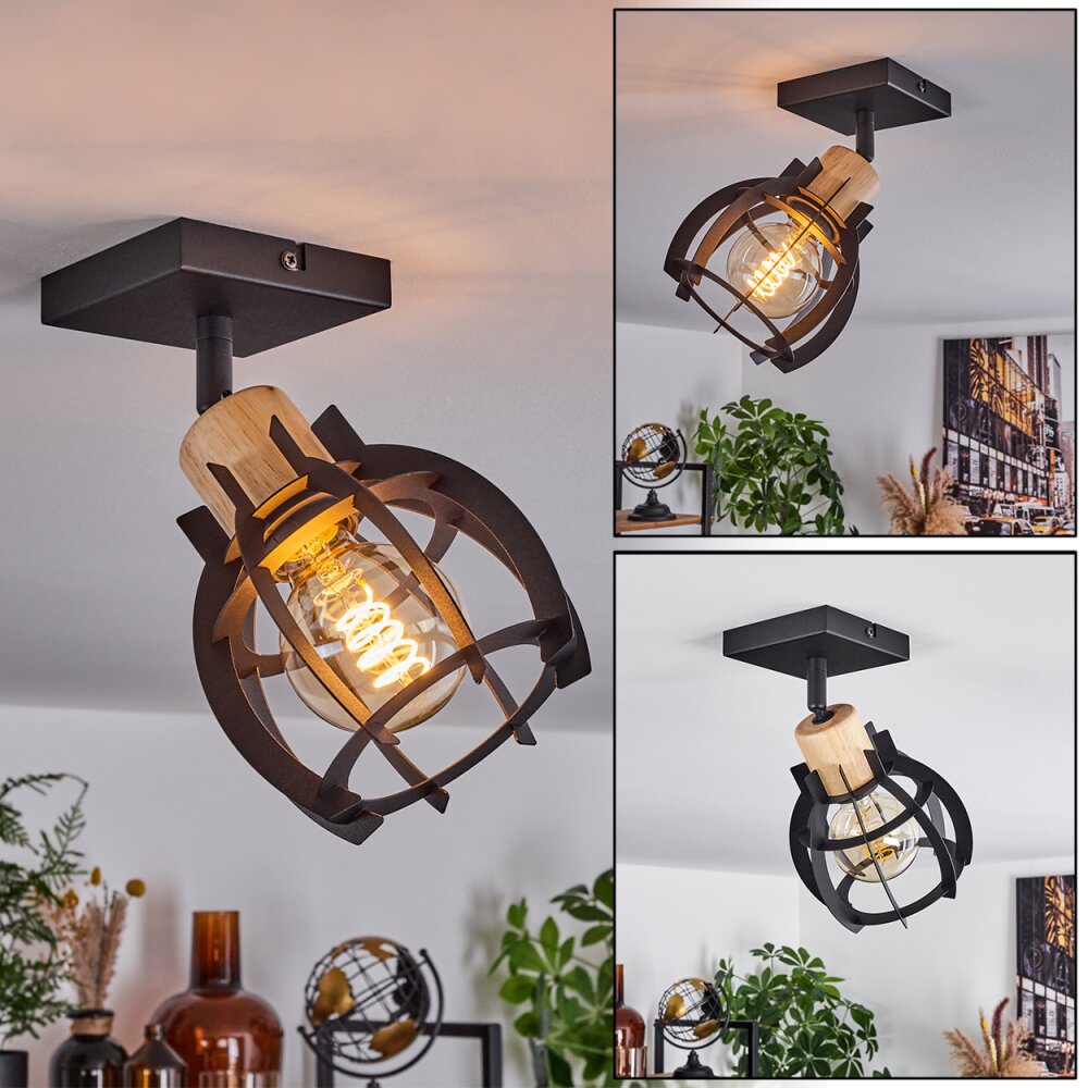Dandin Deckenleuchte Schwarz, 1-flammig main product photo
