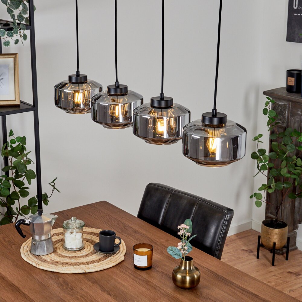 Gondim Hängeleuchte Schwarz, 4-flammig main product photo
