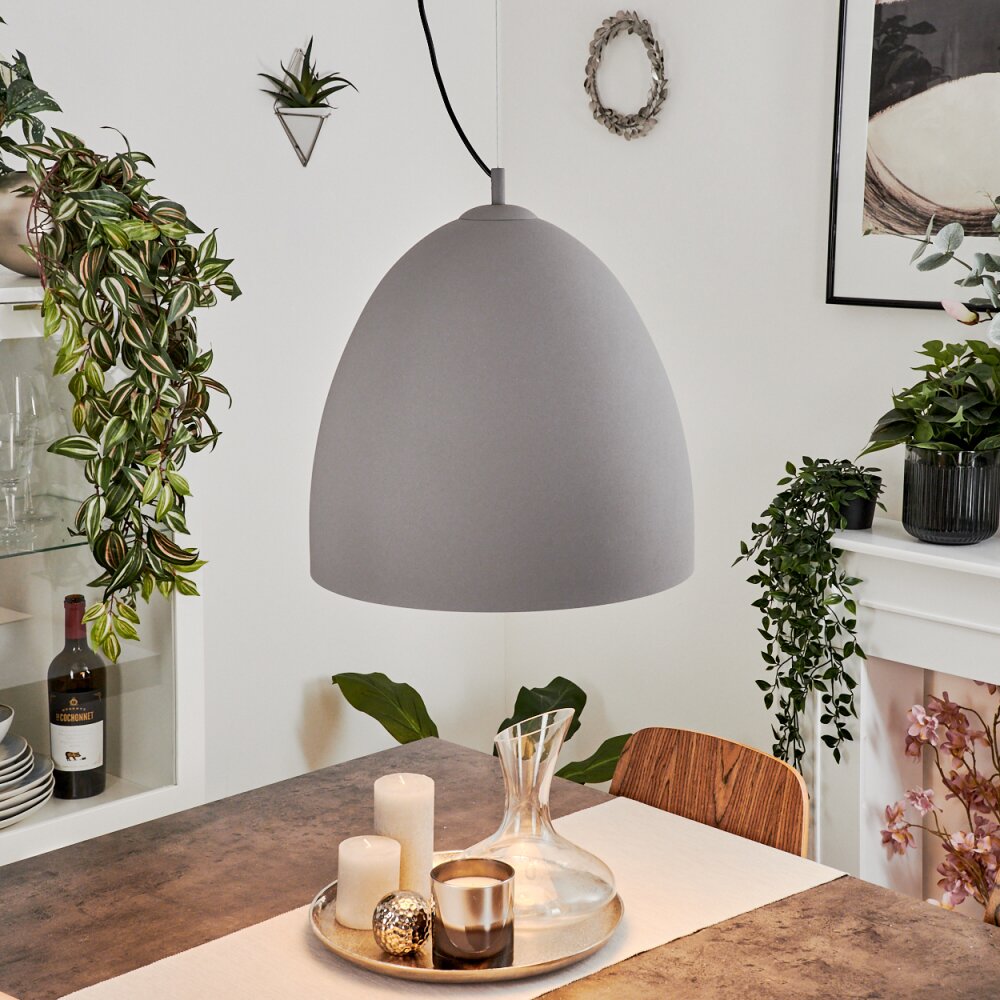 Bakou Hängeleuchte Grau, 1-flammig main product photo