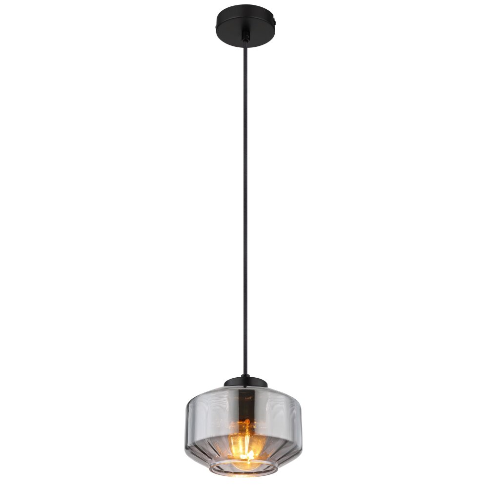 Globo CHRISTIANA Hängeleuchte Schwarz, 1-flammig main product photo