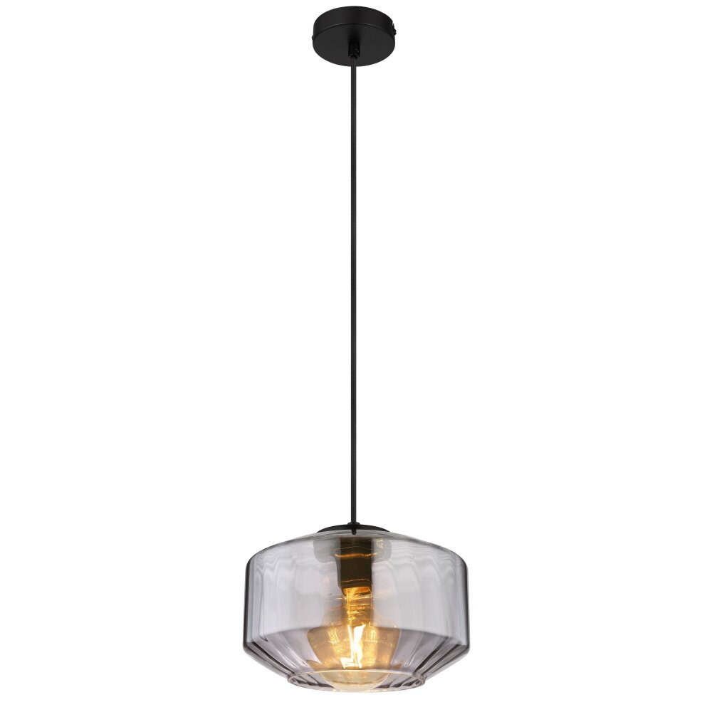 Globo CHRISTIANA Hängeleuchte Schwarz, 1-flammig main product photo