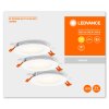 LEDVANCE DOWNLIGHT SLIM 3er Set Einbauleuchte Weiß, 3-flammig