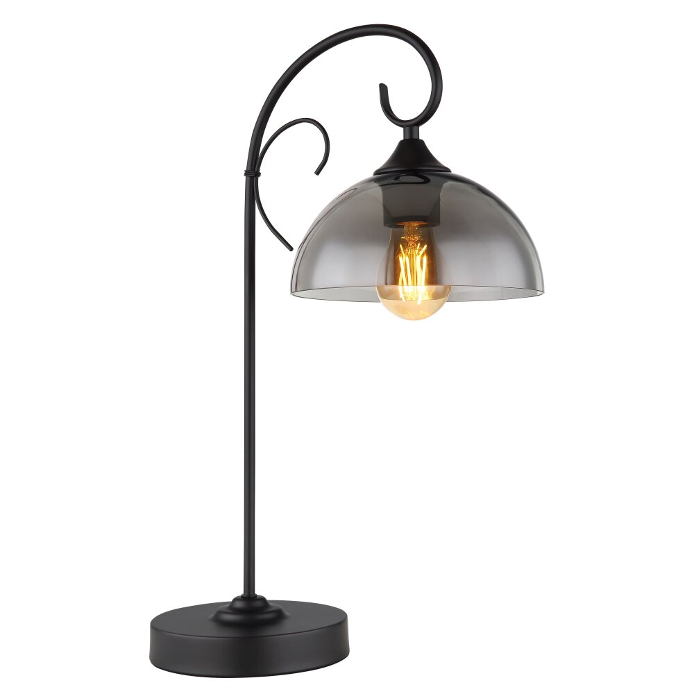 Globo COTTAGE Tischleuchte Schwarz, 1-flammig main product photo