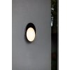 Lutec Goleta Außenwandleuchte LED Schwarz, 1-flammig