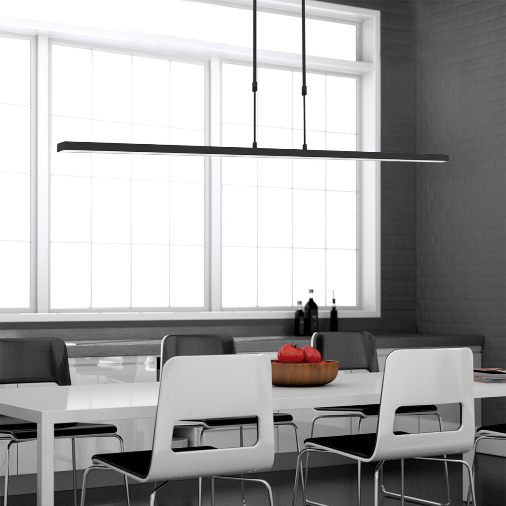 Steinhauer Bande Pendelleuchte LED Schwarz, 3-flammig main product photo