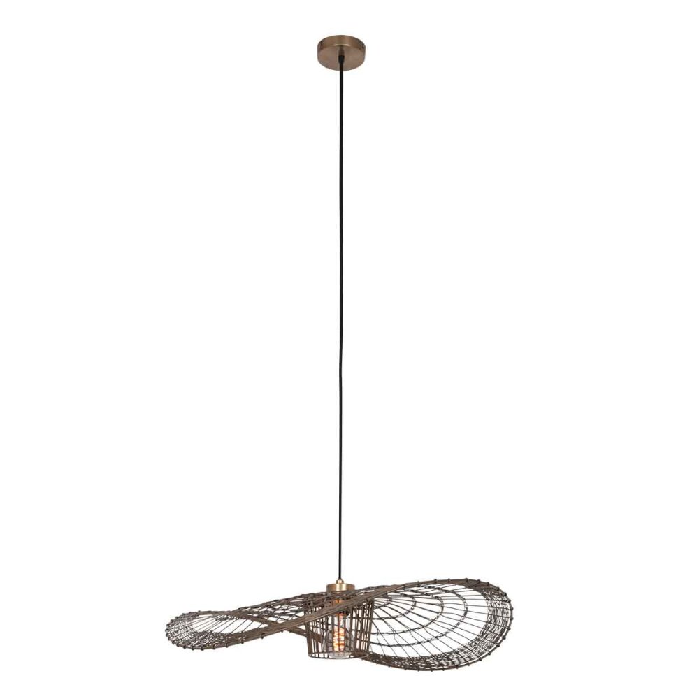 Steinhauer Chapeau Hängeleuchte Bronze, 1-flammig main product photo