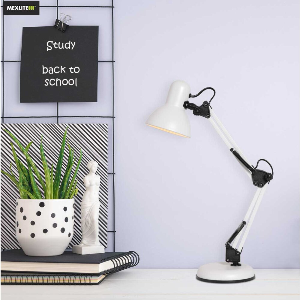 Steinhauer Study Tischleuchte Weiß, 1-flammig main product photo