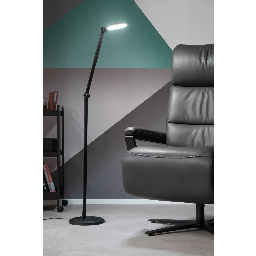 SCHÖNER WOHNEN-Kollektion Office Stehleuchte LED Schwarz, 1-flammig main product photo