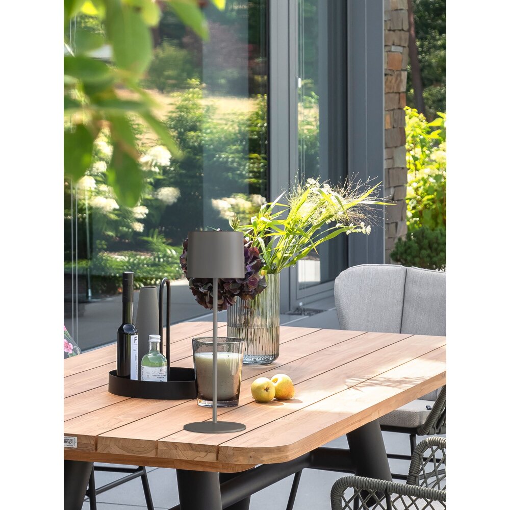 SCHÖNER WOHNEN-Kollektion Sun Außentischleuchte LED Grau, 1-flammig, Farbwechsler main product photo