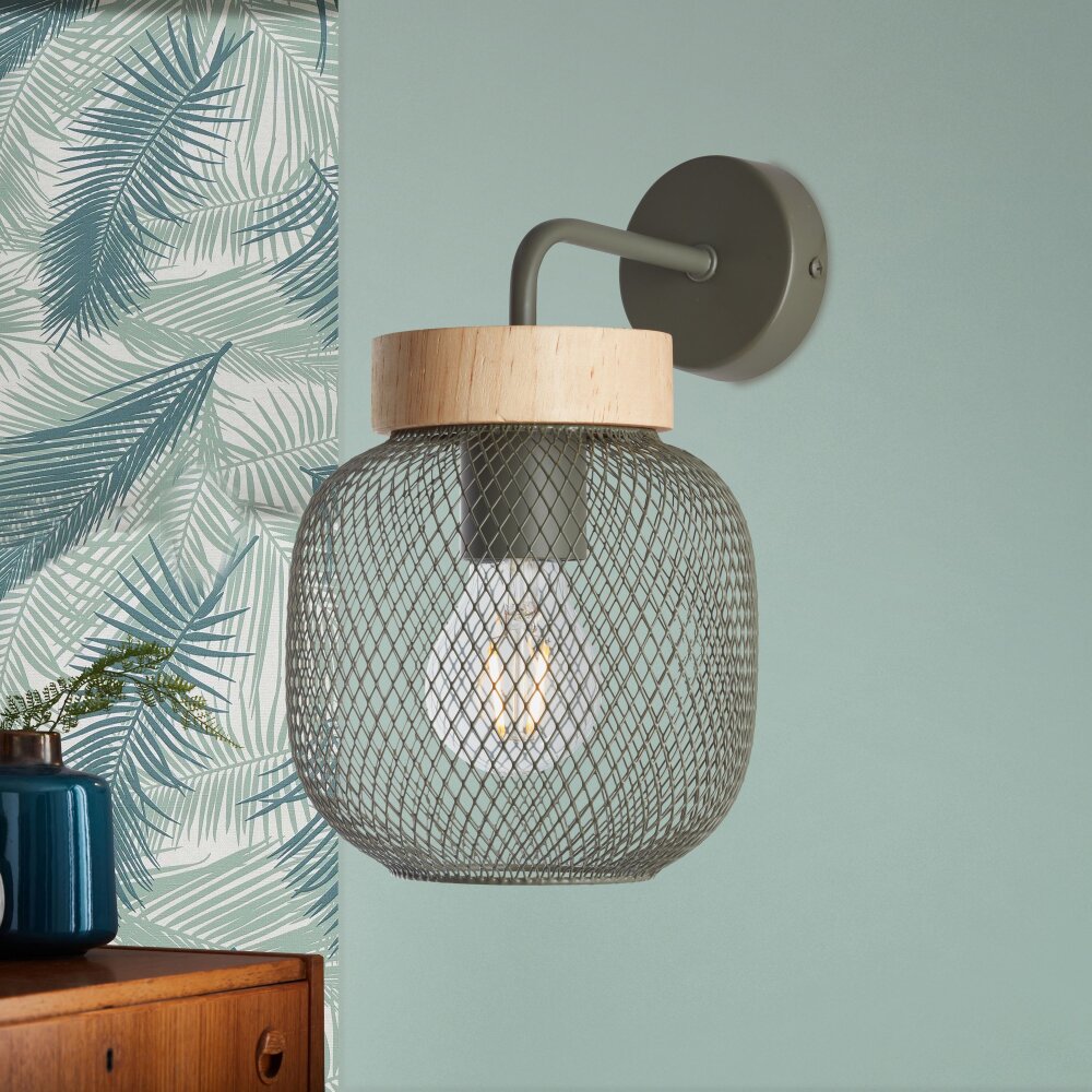 Brilliant Giada Wandleuchte Grün, 1-flammig main product photo