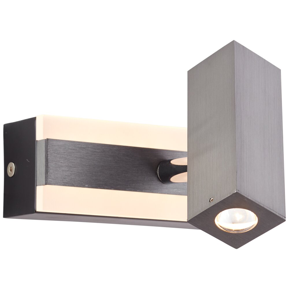 Brilliant Howle Wandleuchte LED Aluminium, Schwarz, 1-flammig main product photo