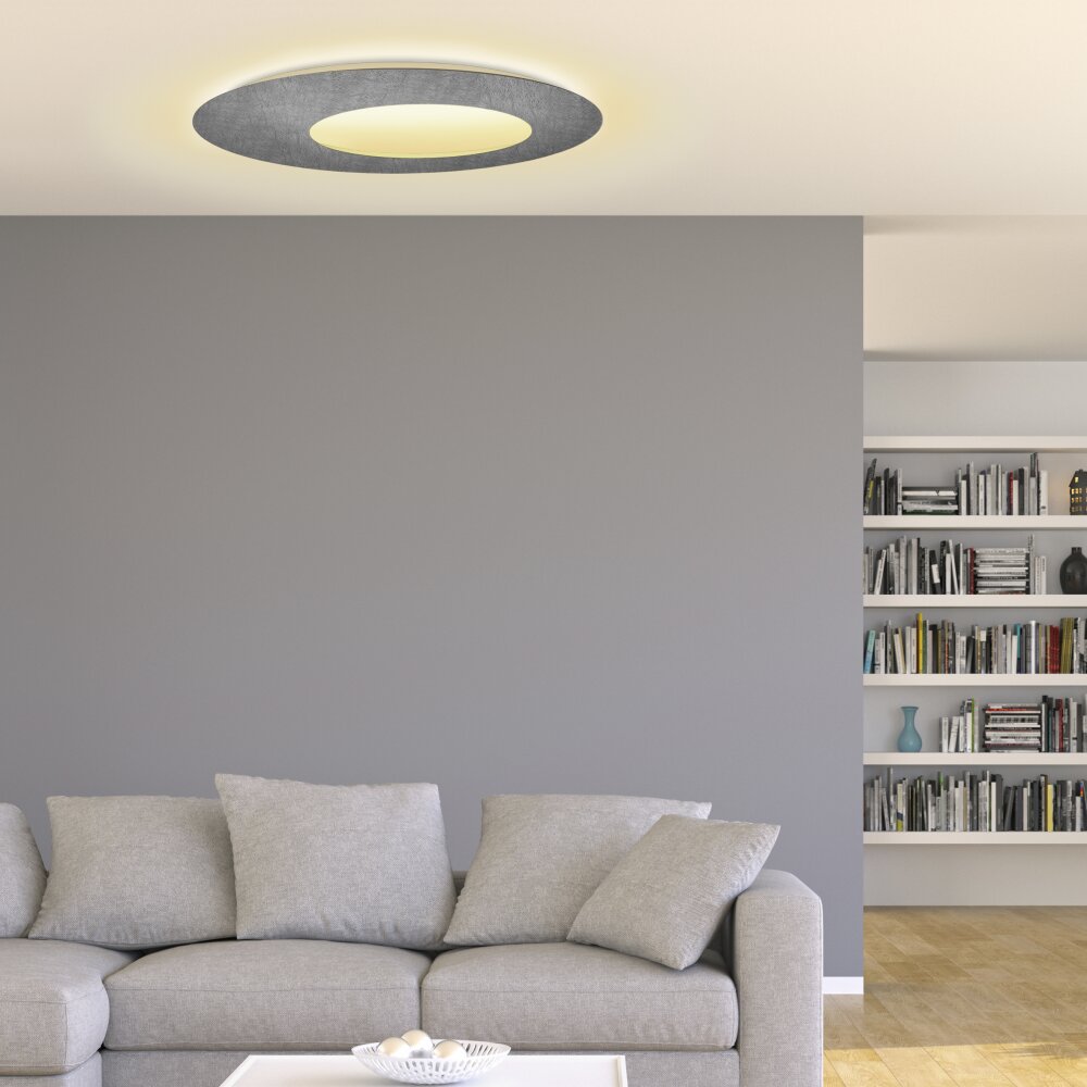 Escale BLADE OPEN Deckenleuchte LED Grau, 1-flammig main product photo