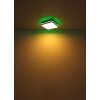 Globo JAXXI Deckenleuchte LED Schwarz, 2-flammig, Fernbedienung, Farbwechsler