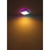 Globo JAXXI Deckenleuchte LED Schwarz, 2-flammig, Fernbedienung, Farbwechsler