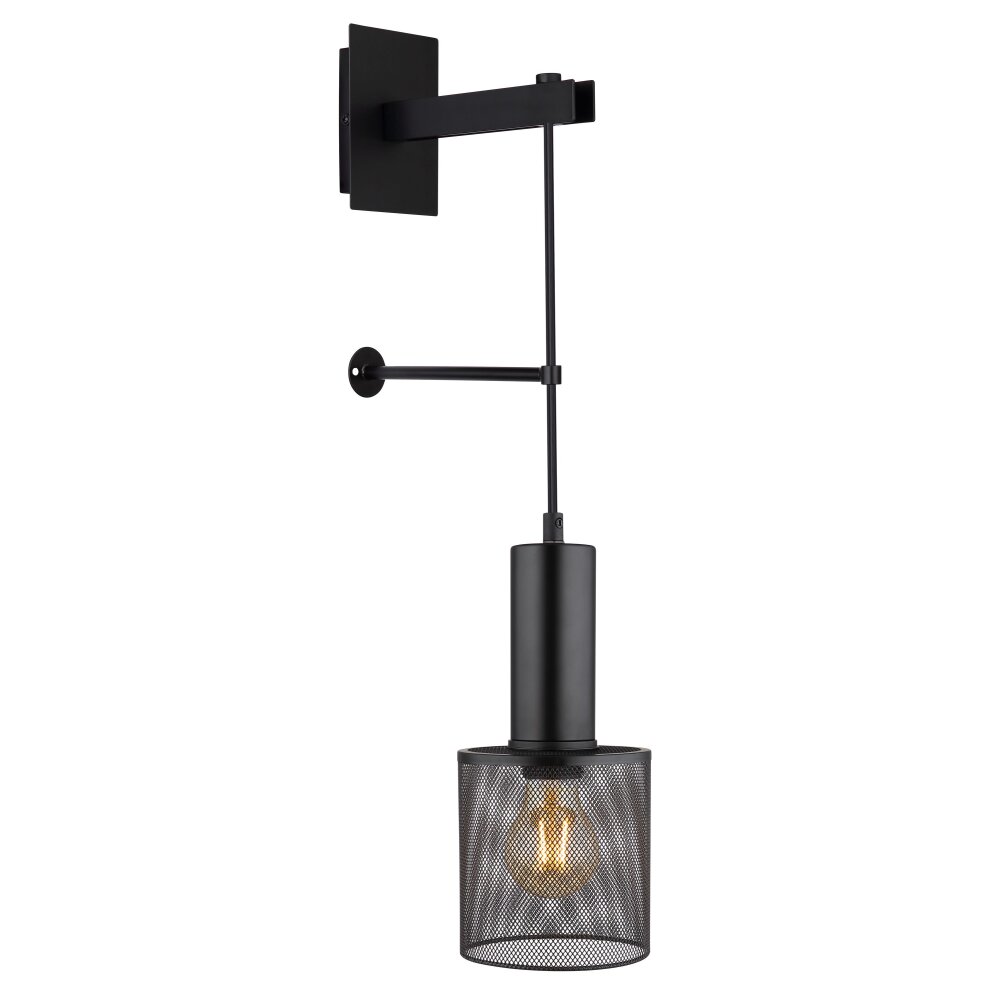 Globo JEDD Wandleuchte Schwarz, 1-flammig main product photo