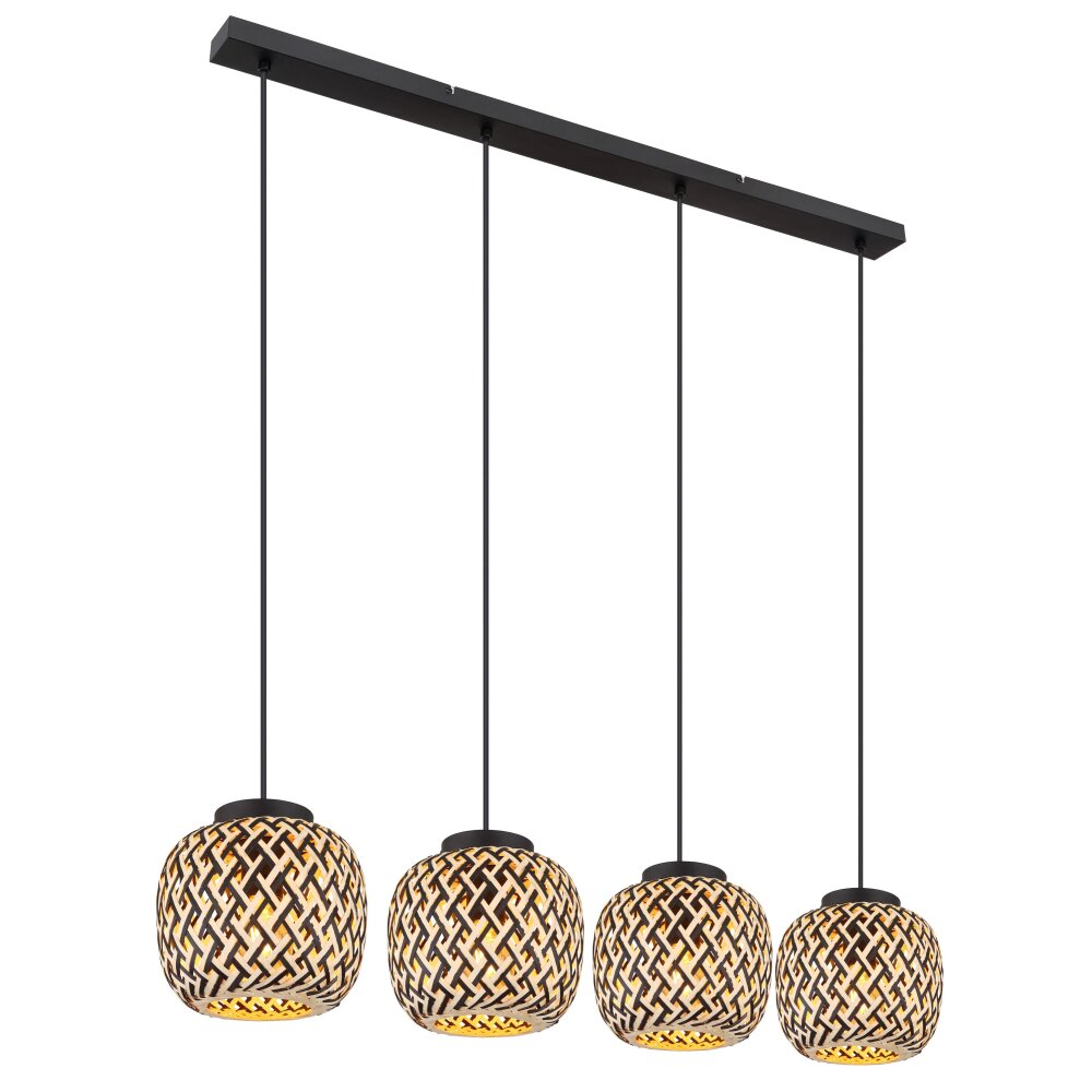 Globo COLLY Hängeleuchte Schwarz, 4-flammig main product photo
