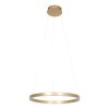 Steinhauer Ringlux Hängeleuchte LED Gold, 2-flammig