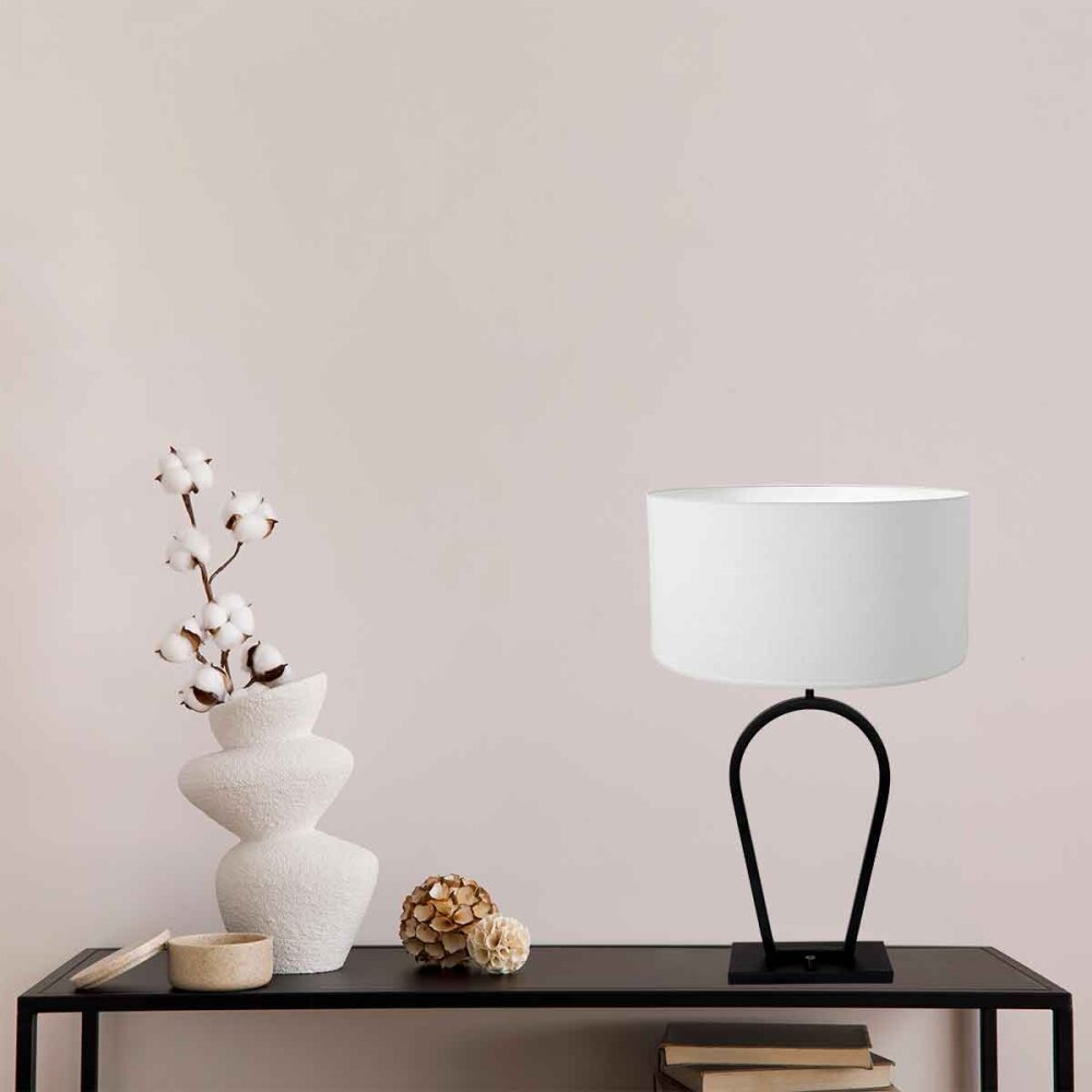 Steinhauer Stang Tischleuchte Schwarz, 1-flammig main product photo